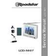 ROADSTAR LCD5607 Service Manual